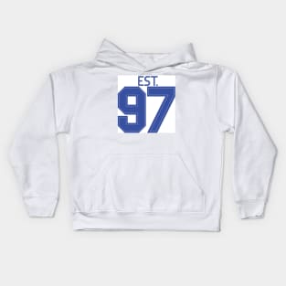 Est. 97 blue Kids Hoodie